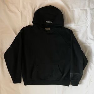 Fear of God Essentials Hoodie Black